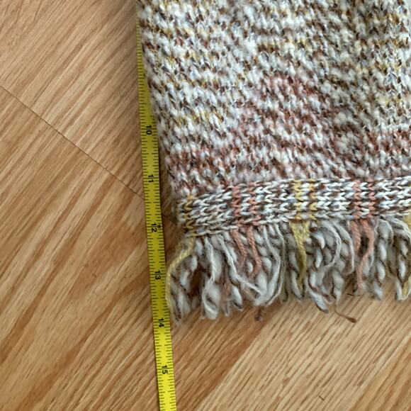 Vintage Missoni Wool Crochet Tweed Woven Knit Fringe Mini Skirt Size 42 (US 6) - Picture 9 of 12